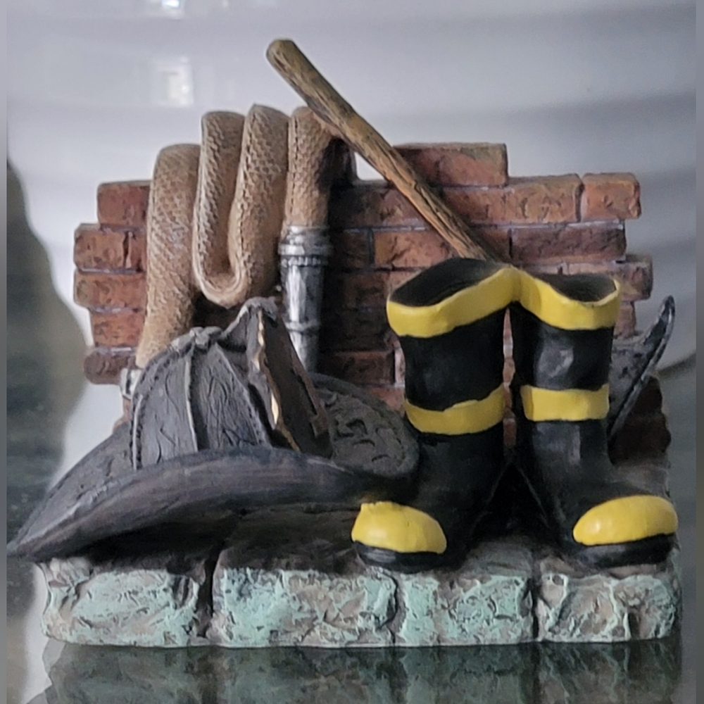 Firefighter Fire Gear Business Card Holder 🚒